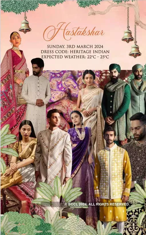 Anant Ambani and Radhika Merchant's Pre-Wedding Bash: Bill Gates, Mark Zuckerberg expected to attend, Theme Night, Travel Tips, and Dress Code Revealed! 3 Anant Ambani wedding day 3 dress code