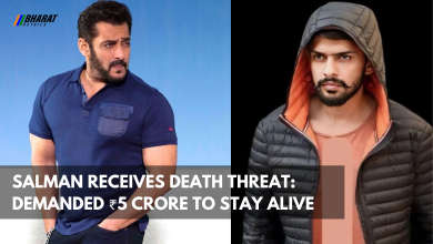 SALMAN RECEIVES DEATH THREAT DEMANDED ₹5 CRORE TO STAY ALIVE