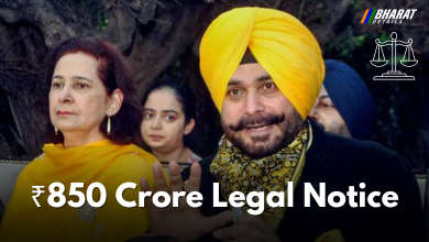 Navjot Singh Sidhu receives Rs 850 Crore notice