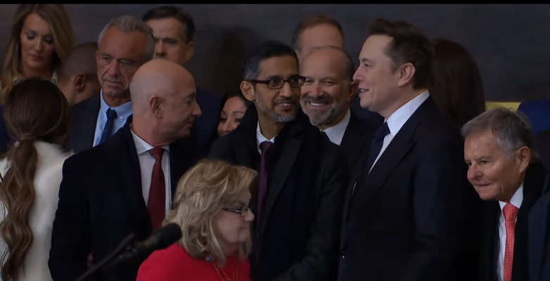 Donald Trump Inauguration as 47th President: Highlights from His Visionary Address 3 Elon Musk & Sunder Pichai 1