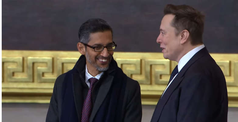 Donald Trump Inauguration as 47th President: Highlights from His Visionary Address 4 Elon Musk & Sunder Pichai