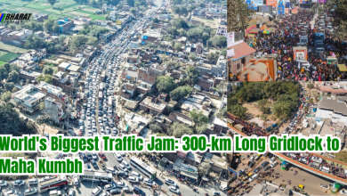 300 km traffic jam at maha kumbh