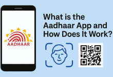 Aadhaar App Face ID and QR Verification Illustration