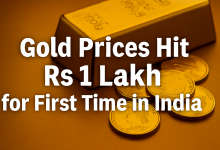 Gold Prices Hit Rs 1 Lakh for First Time in India
