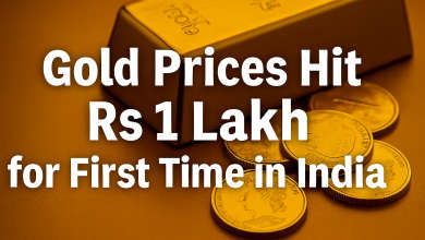 Gold Prices Hit Rs 1 Lakh for First Time in India