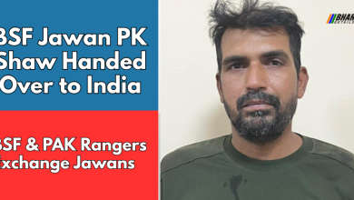 BSF Jawan PK Shaw Handed Over to India