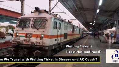 Can We Travel with Waiting Ticket in Sleeper and AC Coach