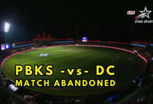 PBKS vs DC IPL 2025 Match Abandoned