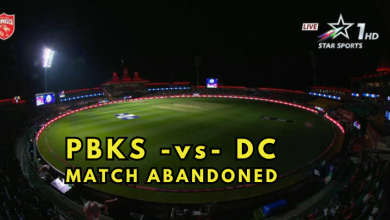 PBKS vs DC IPL 2025 Match Abandoned