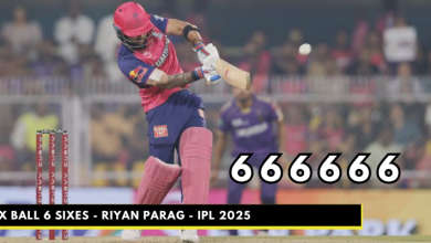 SIX BALL SIX SIXES - RIYAN PARAG - IPL 2025