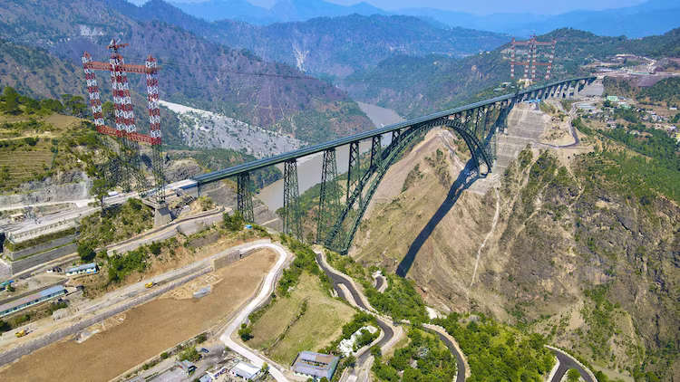 Chenab Bridge: Top 10 Facts About World’s Highest Railway Arch Bridge in India 4 Chenab Bridge-1