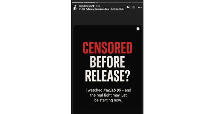 Film Body Demands Ban on Diljit Dosanjh for Casting Pakistani Actor in Sardaar Ji 3 4 Diljit Dosanjh Censored before released