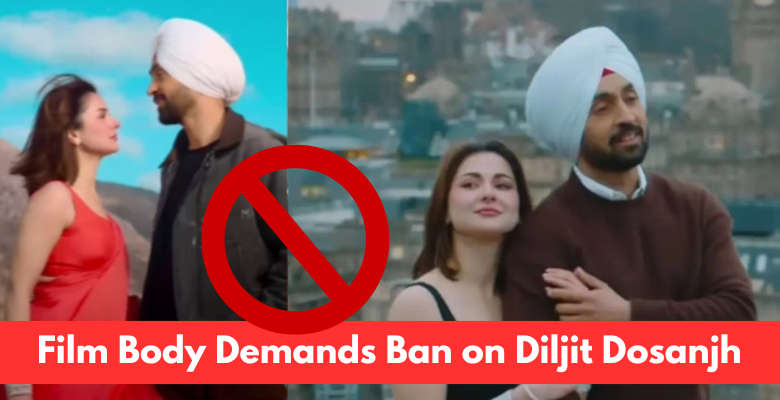 Film Body Demands Ban on Diljit Dosanjh for Casting Pakistani Actor in Sardaar Ji 3