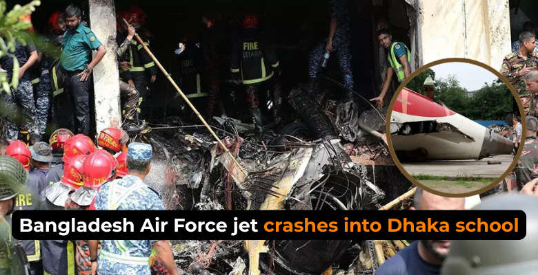 Bangladesh Air Force jet crashes into Dhaka school