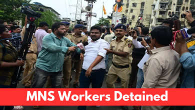 MNS Workers Detained