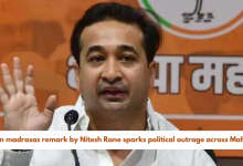 Marathi in madrasas remark by Nitesh Rane sparks political outrage across Maharashtra