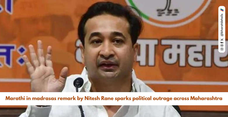 Marathi in madrasas remark by Nitesh Rane sparks political outrage across Maharashtra 1 Marathi in madrasas remark by Nitesh Rane sparks political outrage across Maharashtra