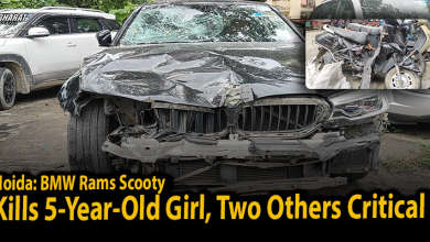 NOIDA BMW CAR ACCIDENT KILLS 5YR OLD GIRL