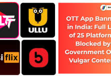 OTT App Banned in India over Vulgar Content