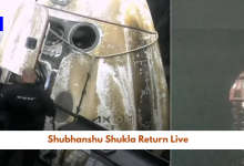 Shubhanshu Shukla Return Live