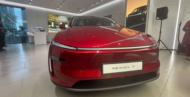 Tesla Mumbai Showroom Launch Marks India Debut With Model Y Starting At Rs 60 Lakh 2 TESLA MODEL Y LAUNCHED IN INDIA