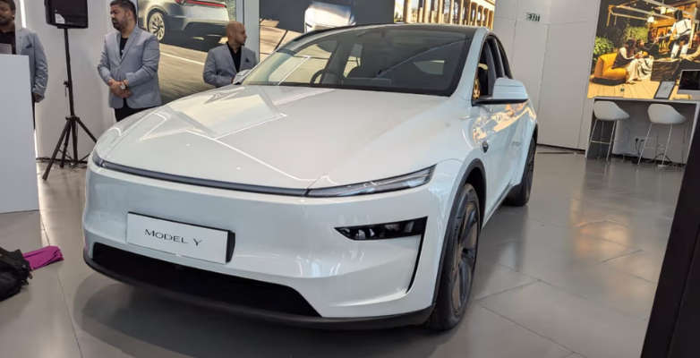 Tesla Model Y Launched in India at Rs 59.89 Lakh – Full Specs, Features and Prices Revealed 2 Tesla Model Y - Front Look