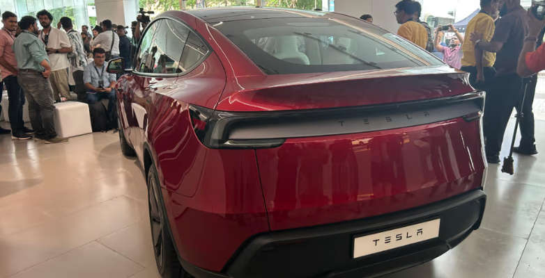 Tesla Model Y Launched in India at Rs 59.89 Lakh – Full Specs, Features and Prices Revealed 4 Tesla Model Y - Rear Look