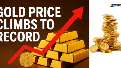 gold price climbs to record