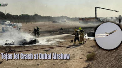Tejas fighter jet crash at Dubai Airshow killing IAF pilot Wing Commander Namansh Syal