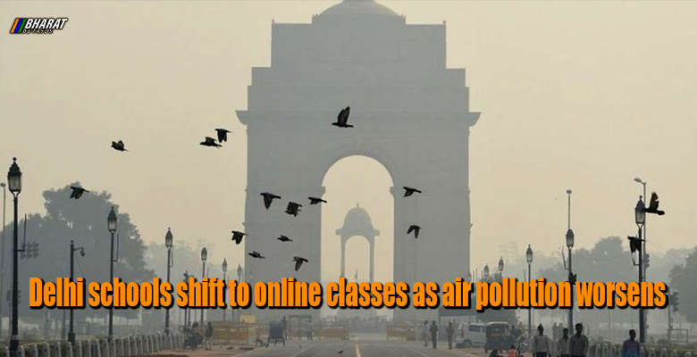 Delhi schools move Nursery to Class 5 students to online classes due to severe air pollution