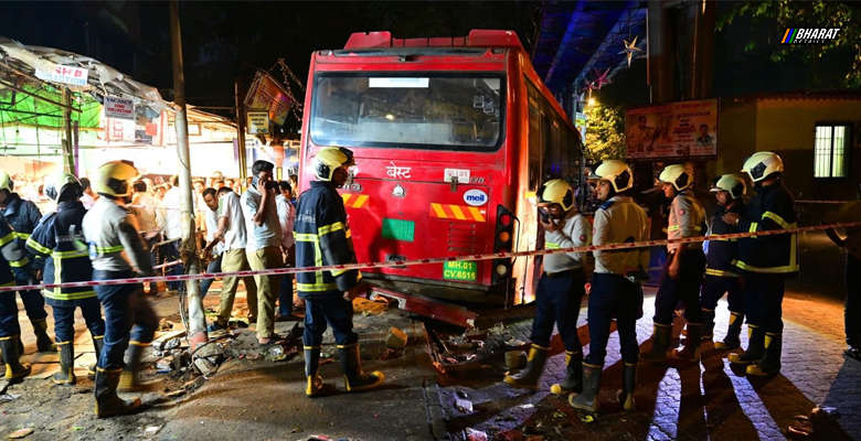 Mumbai bus accident in Bhandup