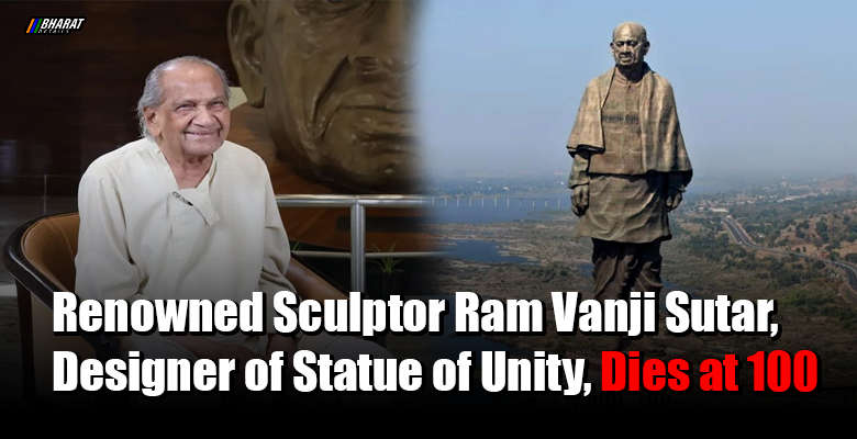 Renowned Sculptor Ram Vanji Sutar, Designer of Statue of Unity, Dies at 100