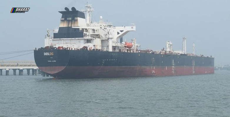 India Bound Oil Tanker Shenlong Suezmax Arrives at Mumbai 2