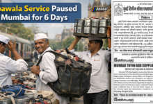 Mumbai dabbawalas carrying tiffin boxes during their daily delivery service