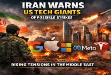 Iran warning US technology companies Middle East conflict escalation