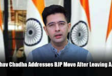 Raghav Chadha speaking about his decision to leave AAP and join BJP
