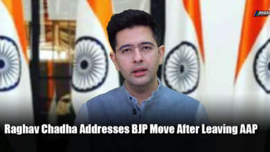 Raghav Chadha speaking about his decision to leave AAP and join BJP