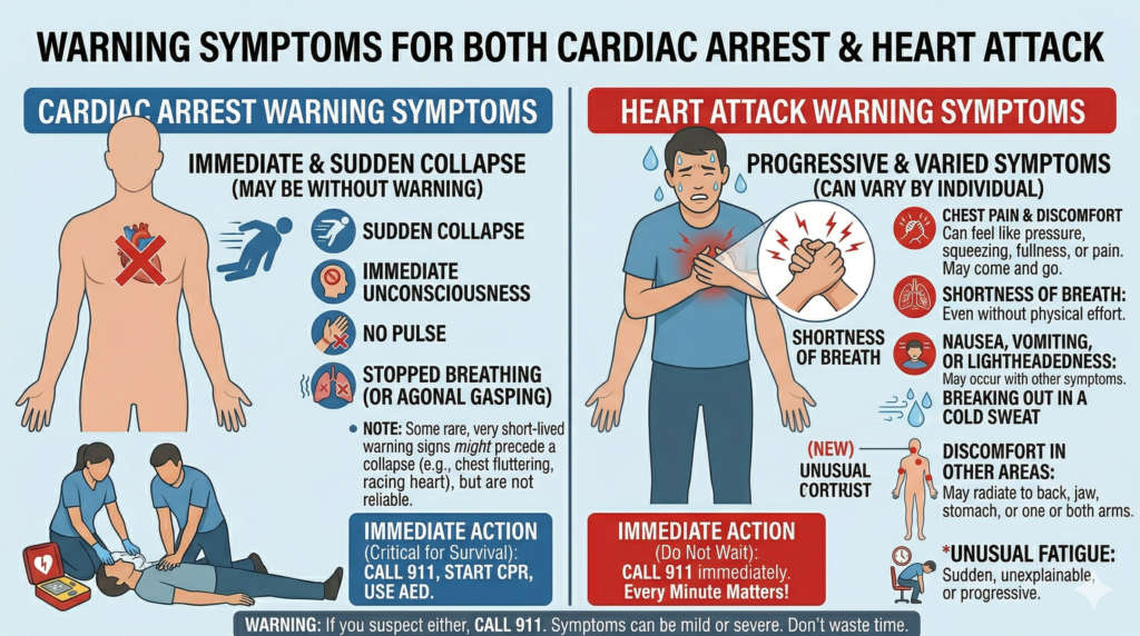warning symptoms for the both