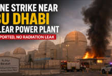 Fire reported near Barakah Nuclear Power Plant in Abu Dhabi after suspected drone strike