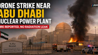Fire reported near Barakah Nuclear Power Plant in Abu Dhabi after suspected drone strike
