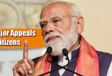 Prime Minister Narendra Modi speaking about fuel conservation and self-reliance during a public address
