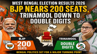 West Bengal Election Results 2026, Bengal election results, BJP seats West Bengal, Trinamool Congress results, Mamata Banerjee election