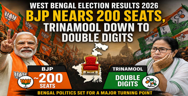 West Bengal Election Results 2026, Bengal election results, BJP seats West Bengal, Trinamool Congress results, Mamata Banerjee election