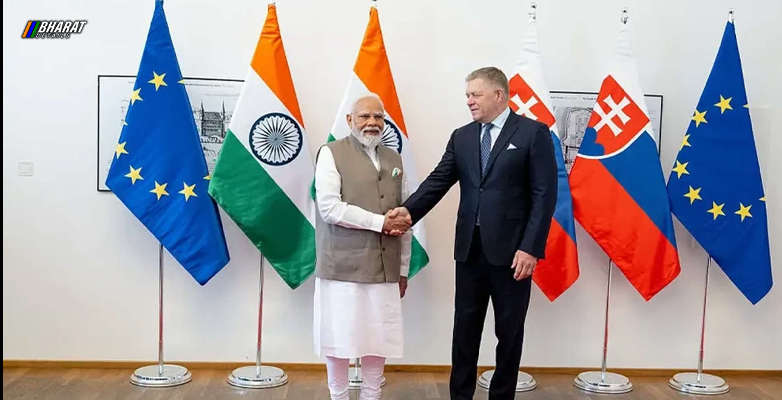 PM Modi Receives Slovakia Highest Civilian Honour in Bratislava-1