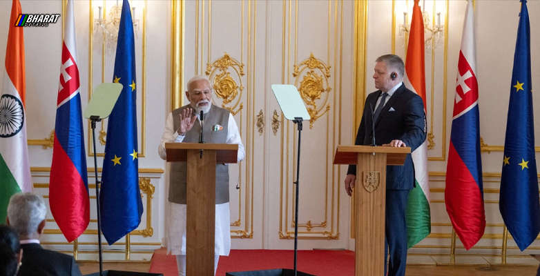PM Modi Receives Slovakia Highest Civilian Honour in Bratislava-3