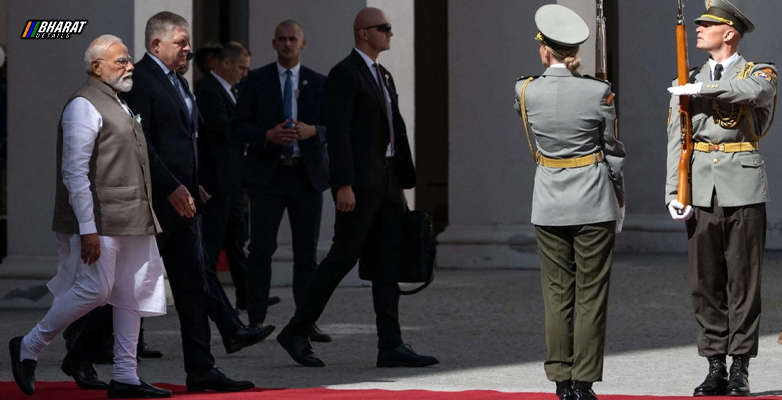 PM Modi Receives Slovakia Highest Civilian Honour in Bratislava-5