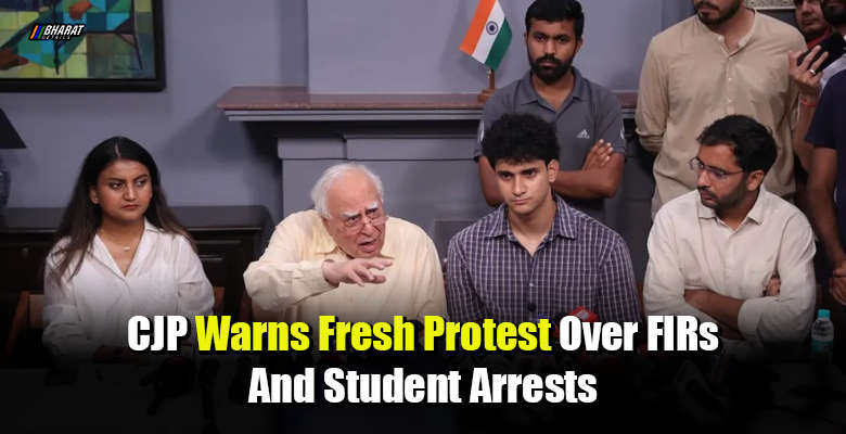 CJP spokesperson Ashutosh Ranka warns of fresh protest over FIRs and student arrests