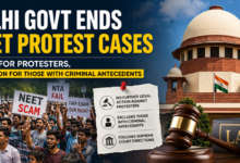 Delhi government ends further legal action against NEET protesters with exception for people with criminal antecedents
