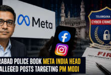 Hyderabad cybercrime police case against Meta India head Arun Srinivas over alleged social media posts targeting PM Modi
