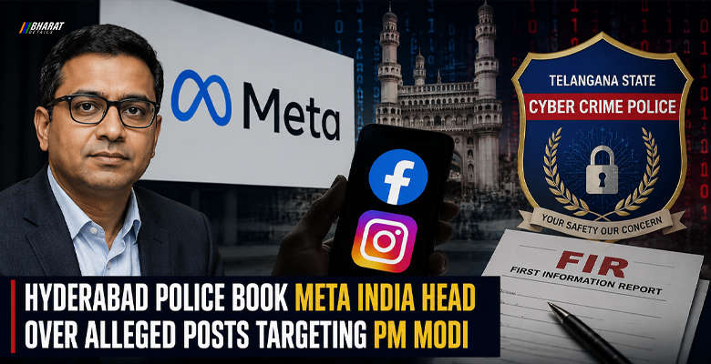 Hyderabad cybercrime police case against Meta India head Arun Srinivas over alleged social media posts targeting PM Modi